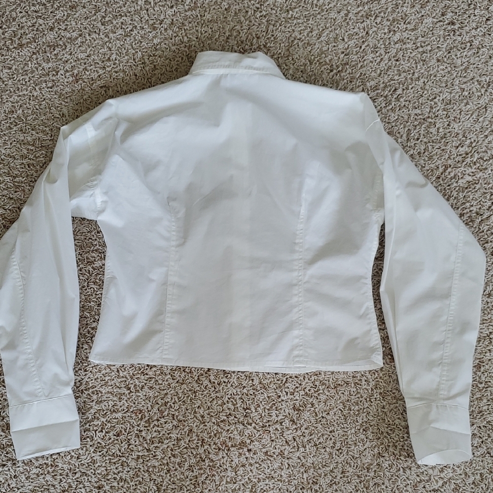 J. Crew White Collared Shirt - Picture 5 of 6
